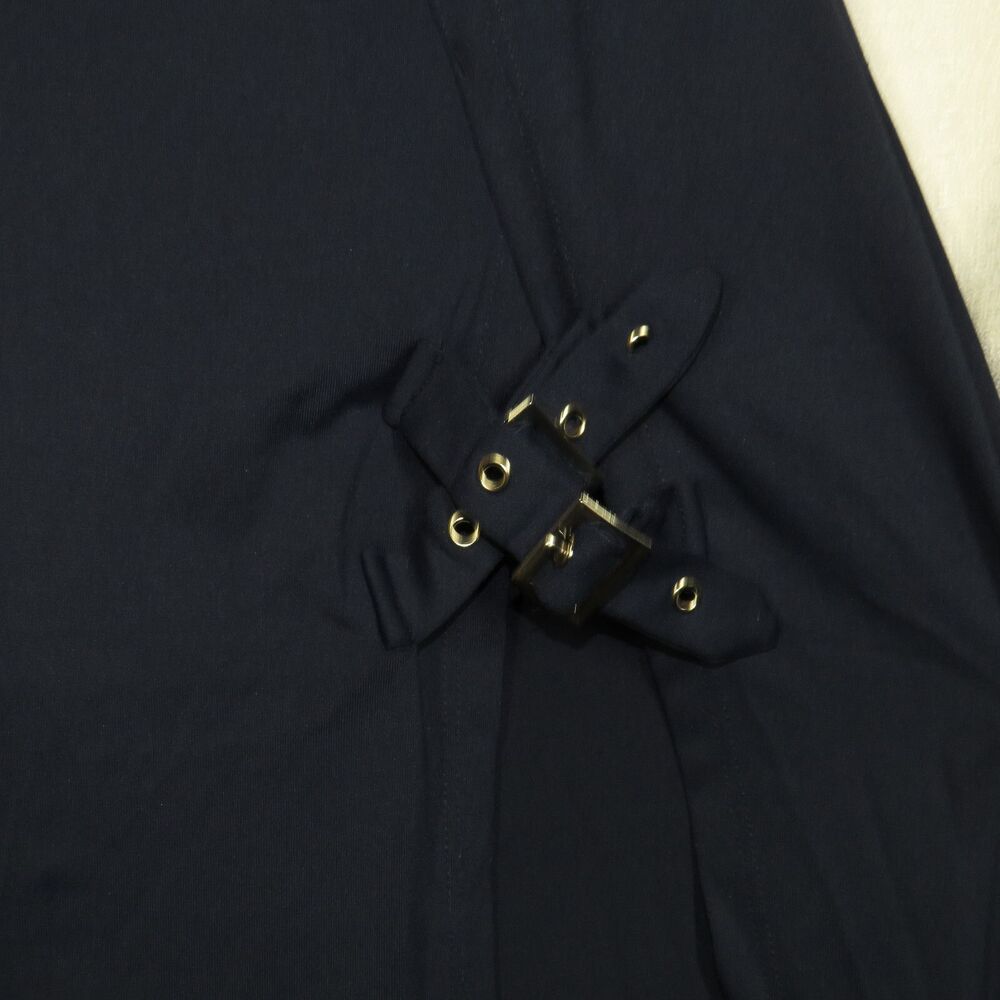 Halara Navy Soft Stretchy Double Buckle Front Split Maxi Skort Skirt XL - Picture 6 of 13